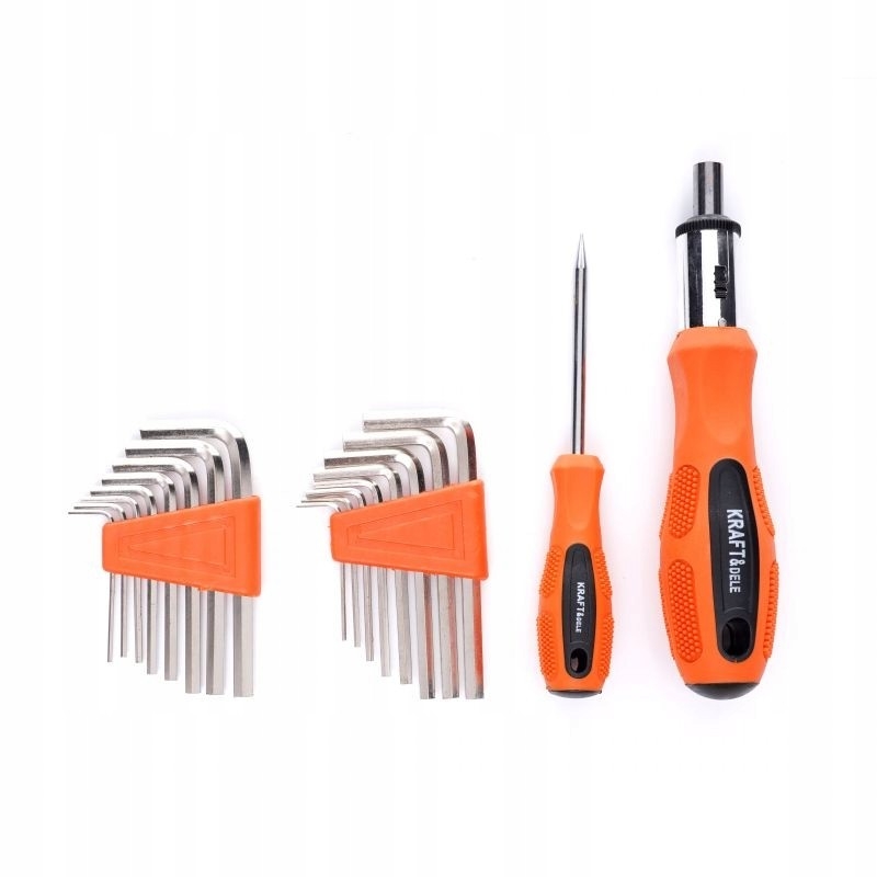 ZESTAW ŚRUBOKRĘTÓW I BITÓW STOJAK 122 ELEMENTÓW KD10958