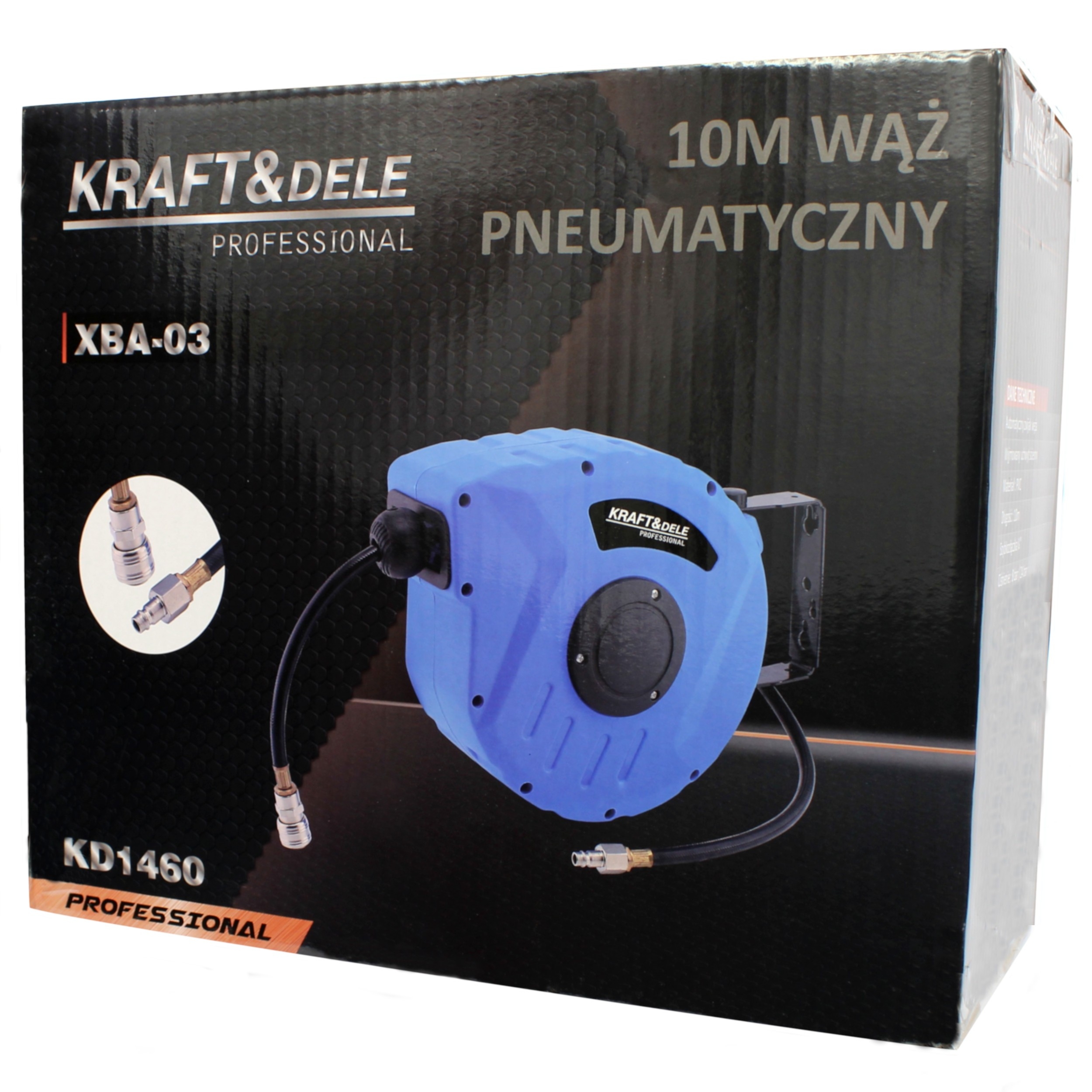 WĄŻ PNEUMATYCZNY ZWIJANY NA ZWIJAKU 20M KD1461