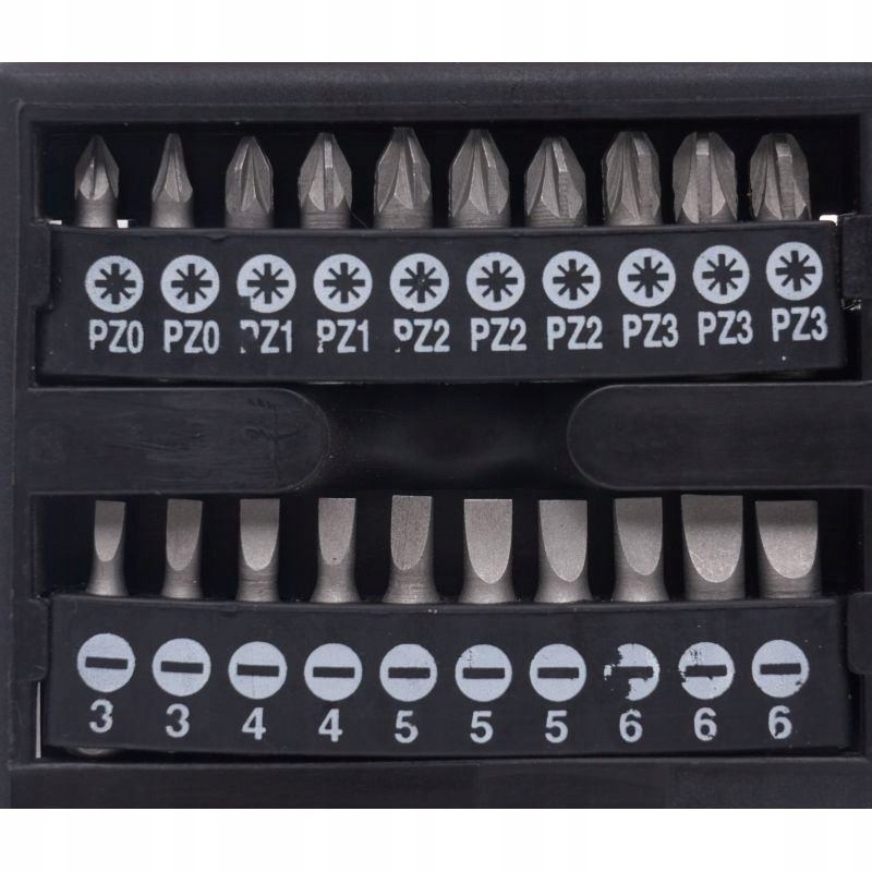 DUŻY ZESTAW ŚRUBOKRĘTÓW BITÓW 100 ELEMENTÓW BITY WKRĘTAK TORX KD10957