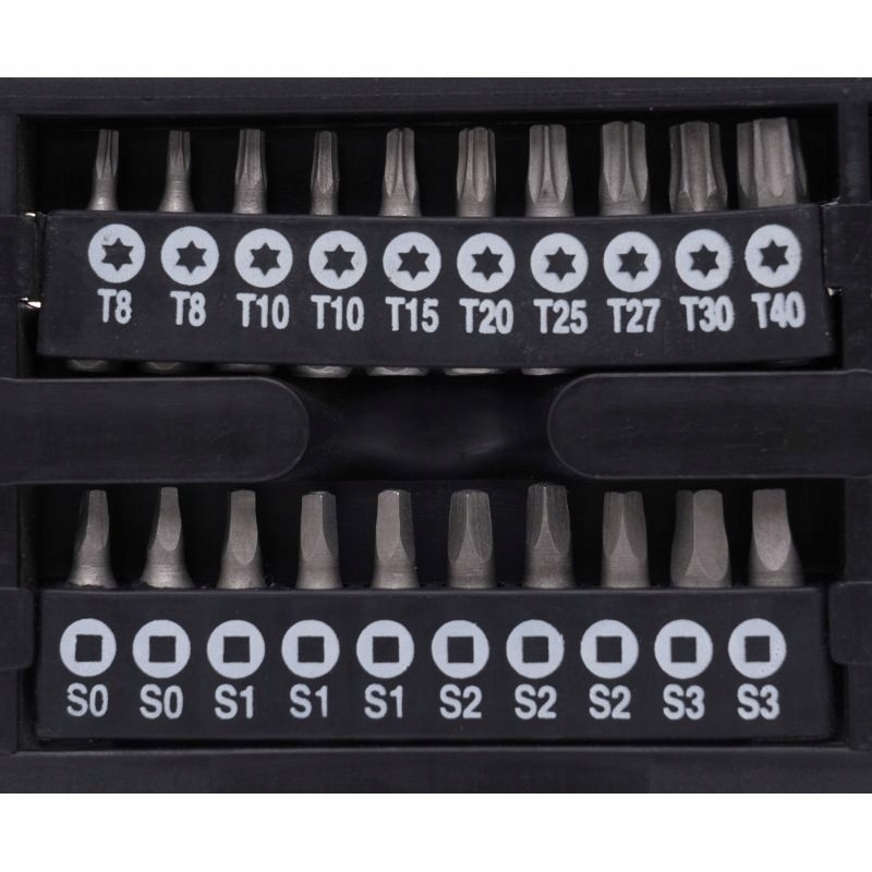 DUŻY ZESTAW ŚRUBOKRĘTÓW BITÓW 100 ELEMENTÓW BITY WKRĘTAK TORX KD10957