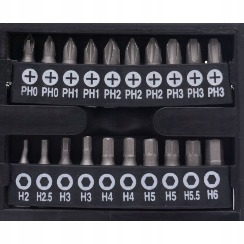 DUŻY ZESTAW ŚRUBOKRĘTÓW BITÓW 100 ELEMENTÓW BITY WKRĘTAK TORX KD10957