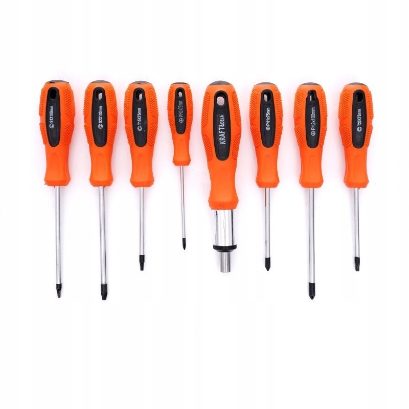 DUŻY ZESTAW ŚRUBOKRĘTÓW BITÓW 100 ELEMENTÓW BITY WKRĘTAK TORX KD10957