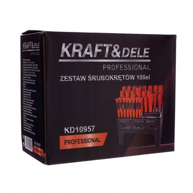 DUŻY ZESTAW ŚRUBOKRĘTÓW BITÓW 100 ELEMENTÓW BITY WKRĘTAK TORX KD10957