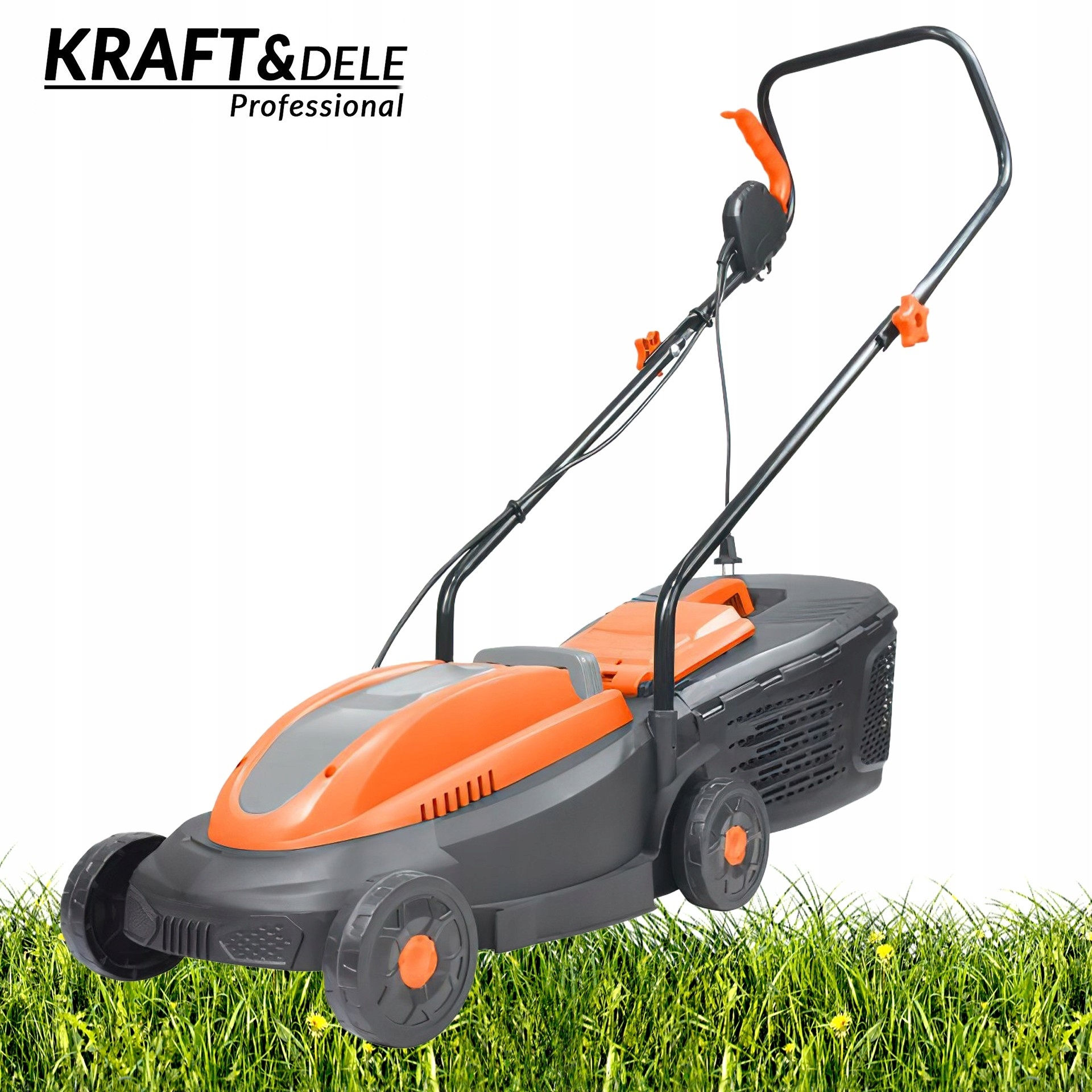 Kosiarka Elektryczna 230V 2600W 3500 RPM Regulacja 20/40/55 mm Kosz 25 L