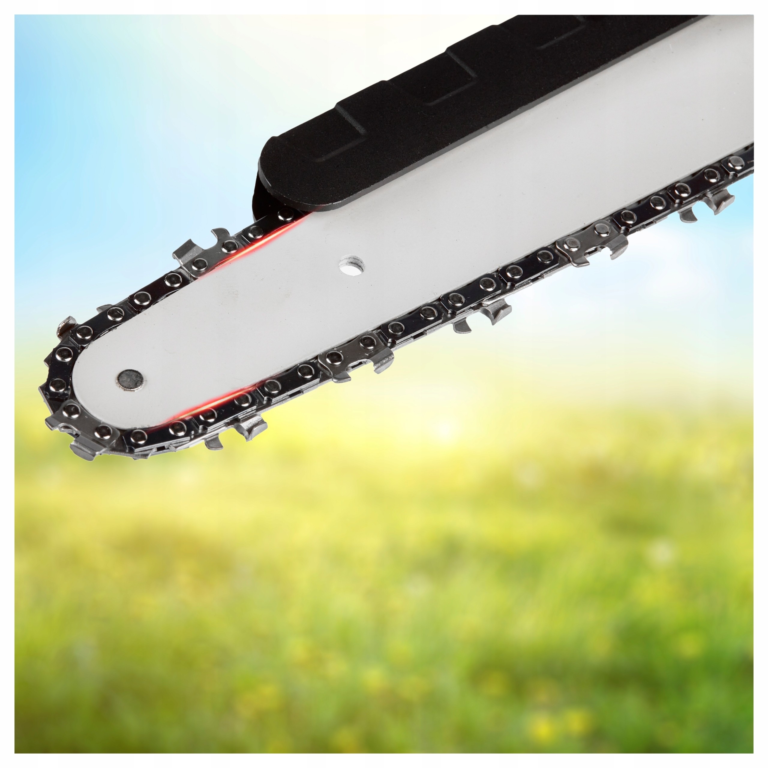 Mini Piła Akumulatorowa 8" 240 mm Łańcuchowa do Przycinania 2x Bateria