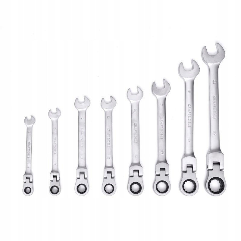 KLUCZE PŁASKO-OCZKOWE 8-22MM ZESTAW 8 SZTUK KD11302