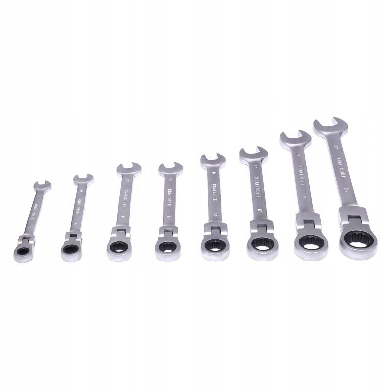 KLUCZE PŁASKO-OCZKOWE 8-22MM ZESTAW 8 SZTUK KD11302