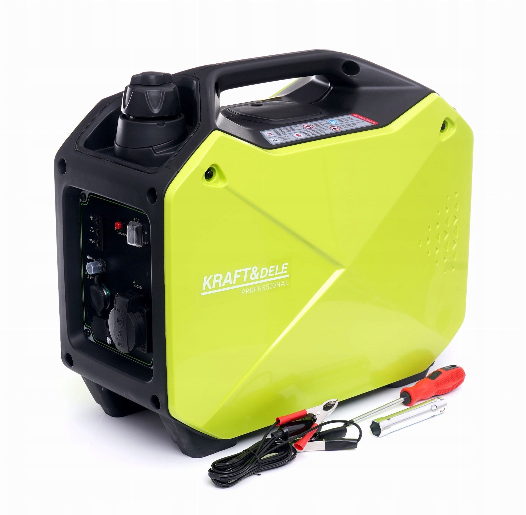 Agregat Prądotwórczy Przenośny Jednofazowy 2.1 KW Benzyna 230V Kraft&Dele