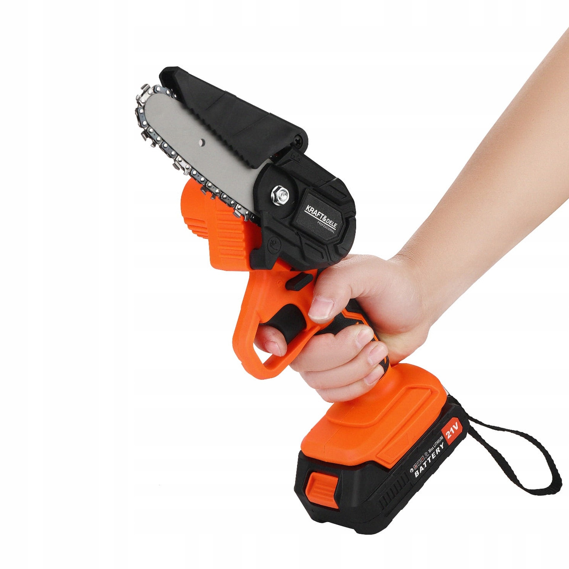Piła Ogrodowa Akumulatorowa 2x 21V/2Ah 4"" 320 RPM Wysięgnik Kraft&Dele