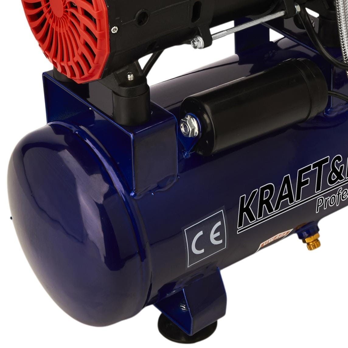 Kompresor Bezolejowy Kraft&Dele 8 Bar 9L 1200W 2850 obr/min 220 L/min