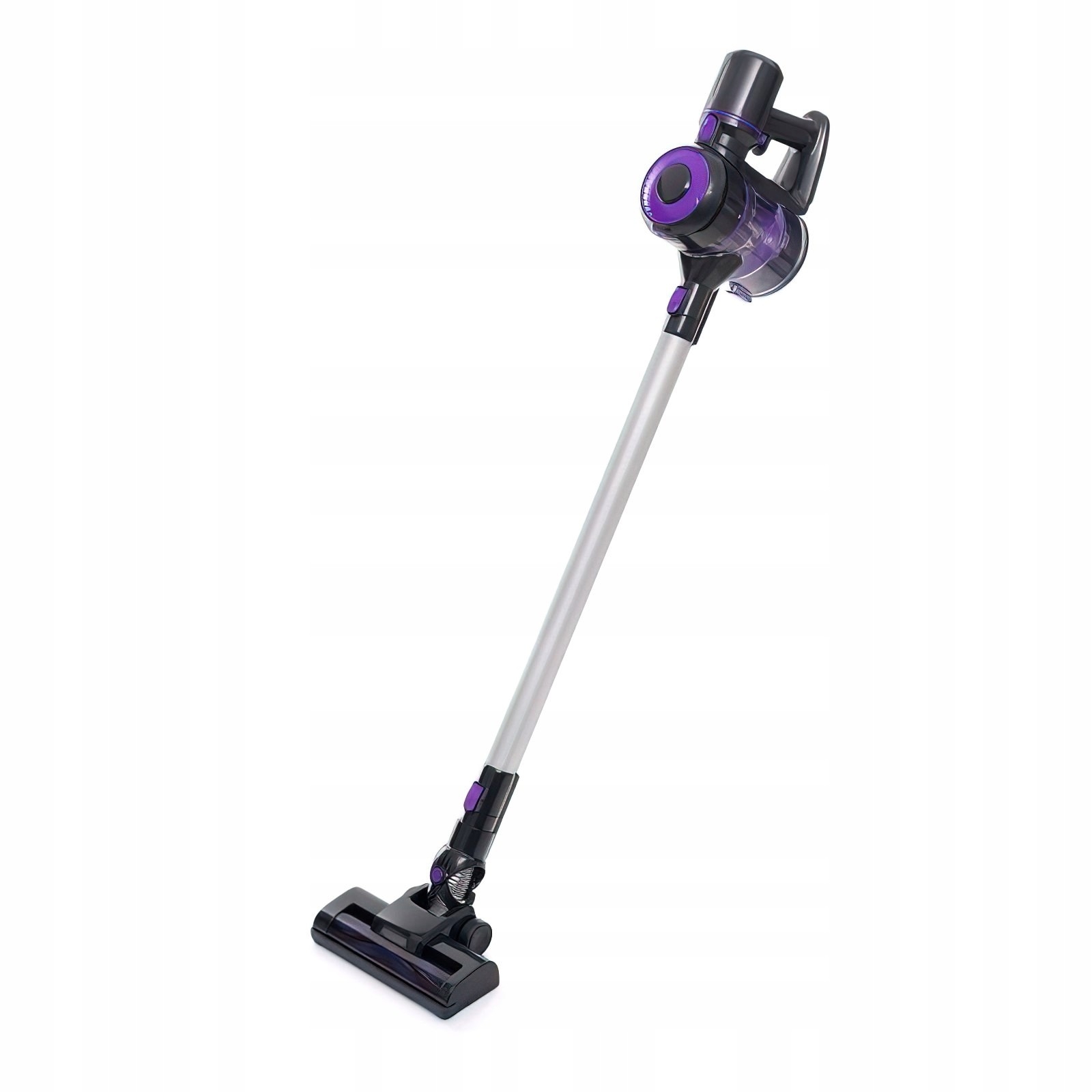 Bezprzewodowy Odkurzacz Pionowy LED 0,8L Fioletowy 2200mAh Kraft&Dele