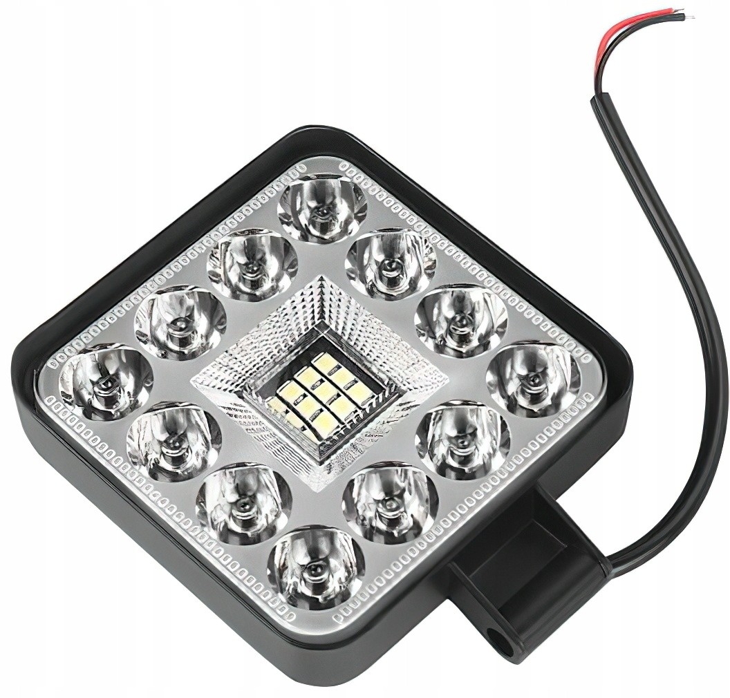 Lampa Robocza Reflektor Cofania Szperacz Kwadrat 40W 28 LED 12000 lm 9-40V