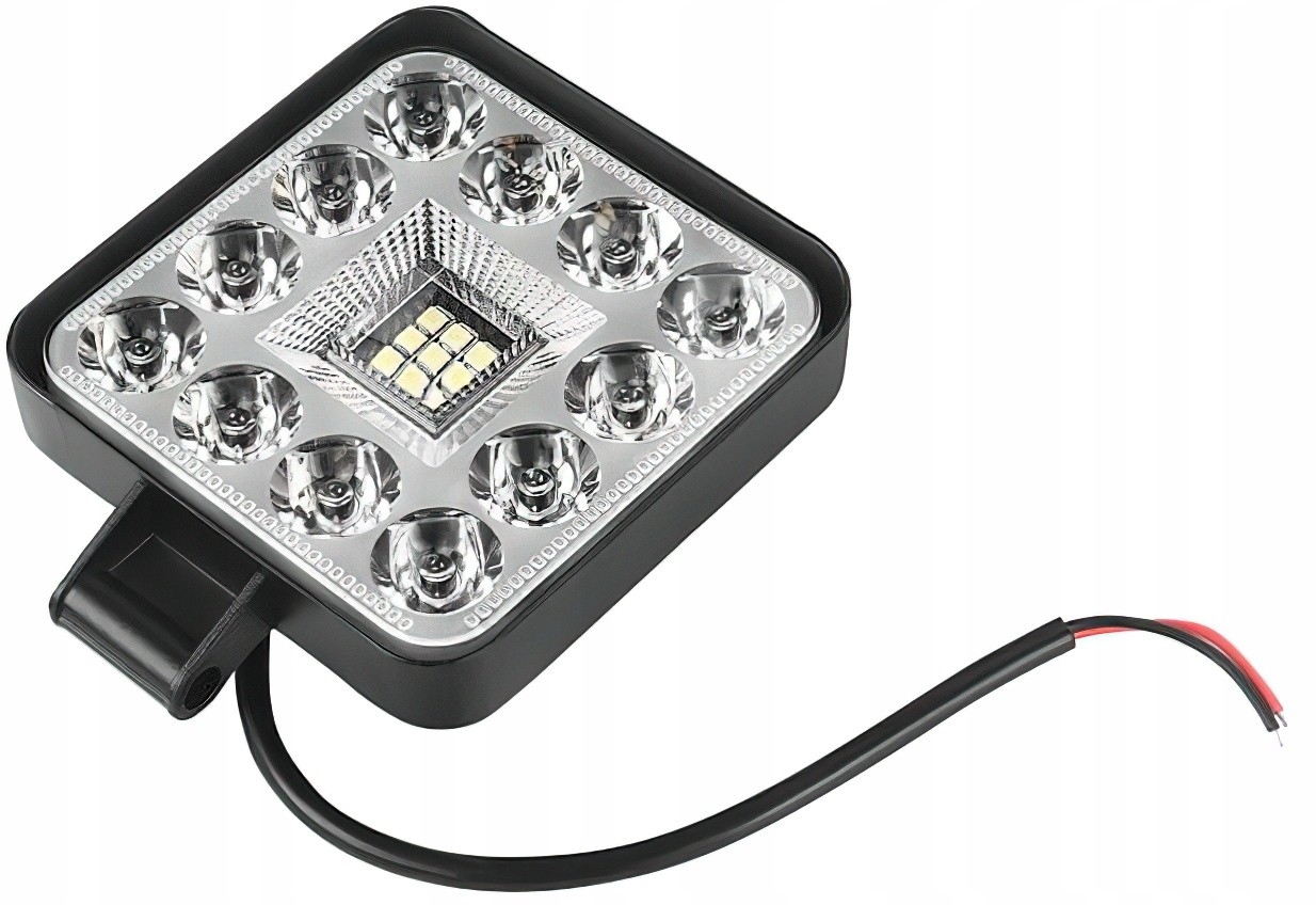 Lampa Robocza Reflektor Cofania Szperacz Kwadrat 40W 28 LED 12000 lm 9-40V