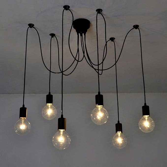 Lampa dekoracyjna, oprawka E27, retro oświetlenie, stylowa lampa