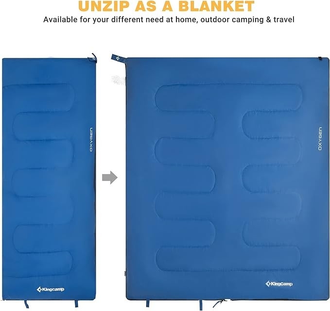 Śpiwór ultralekki KingCamp, kompaktowy śpiwór, wodoodporny śpiwór, śpiwór turystyczny,