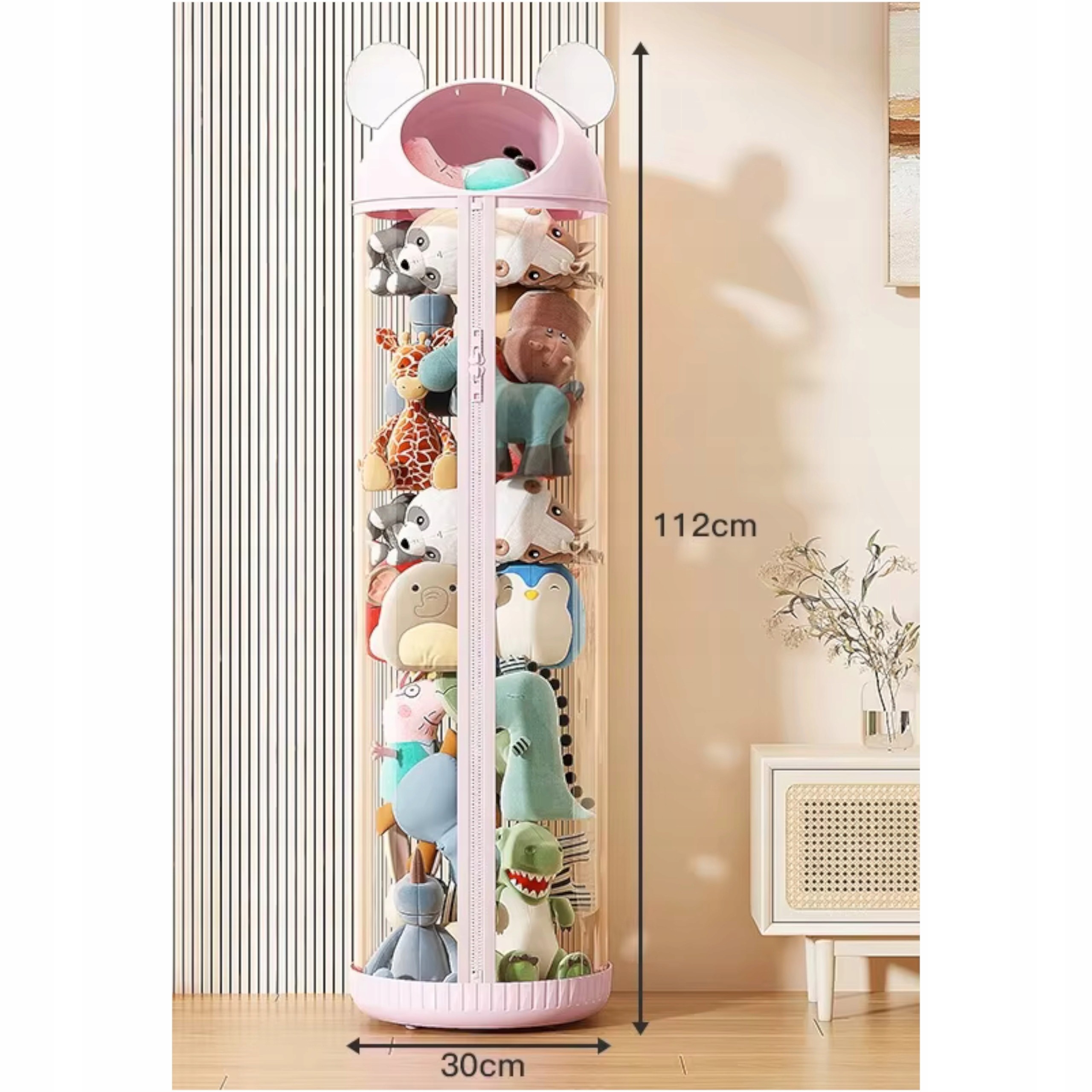 Organizer pojemnik na zabawki 112cm zapinany na zamek 112R