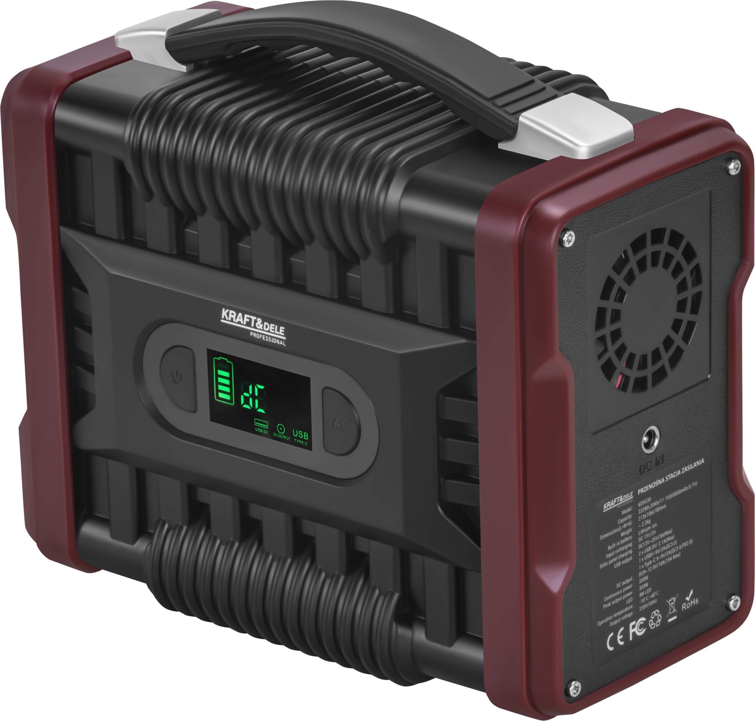 Przenośna stacja zasilania 222Wh / 11.1V KD5530