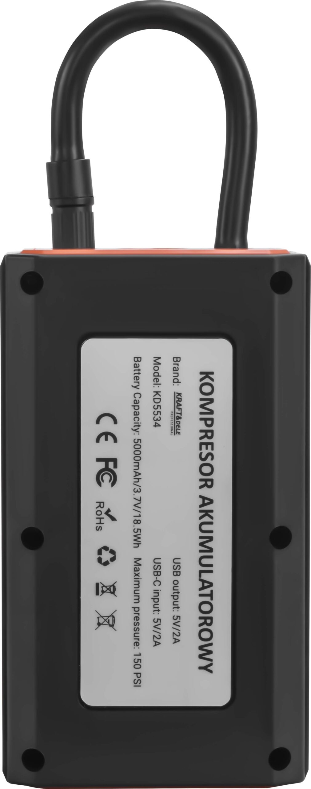 Kompresor akumulatorowy 0,2-10,3 bar KD5534
