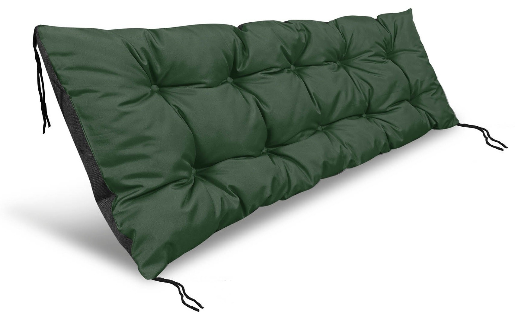 Poduszka ogrodowa 120x50 cm na ławkę huśtawkę palety wodoodporna zielone