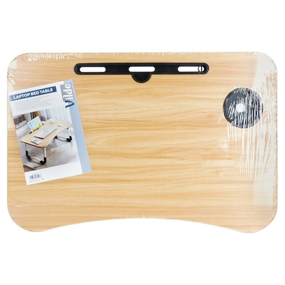 Stolik pod laptop i tablet śniadaniowy składany do łóżka 61,5x40x26 cm