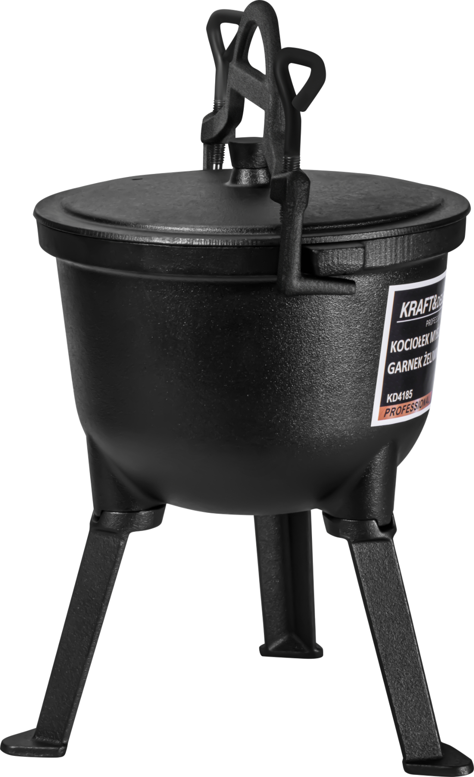 Kociołek myśliwski / Garnek żeliwny 4L KD4185