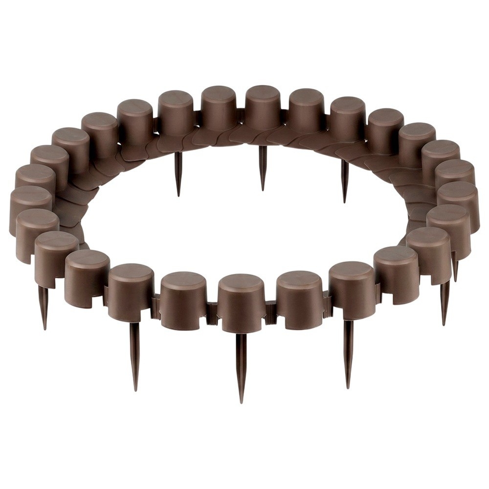 Palisada ogrodowa brązowa 220 cm 4 szt.