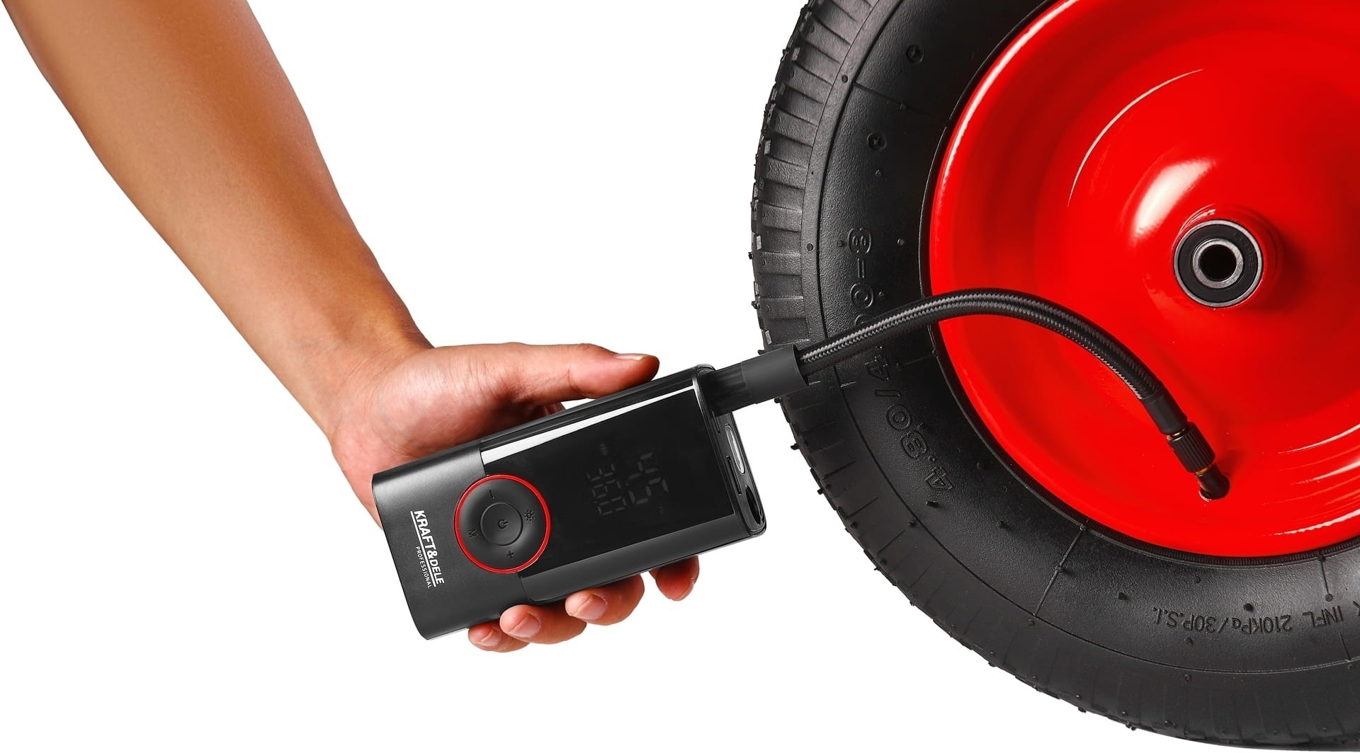 KOMPRESOR AKUMULATOROWY + LATARKA 85W 4000mAh KD5499