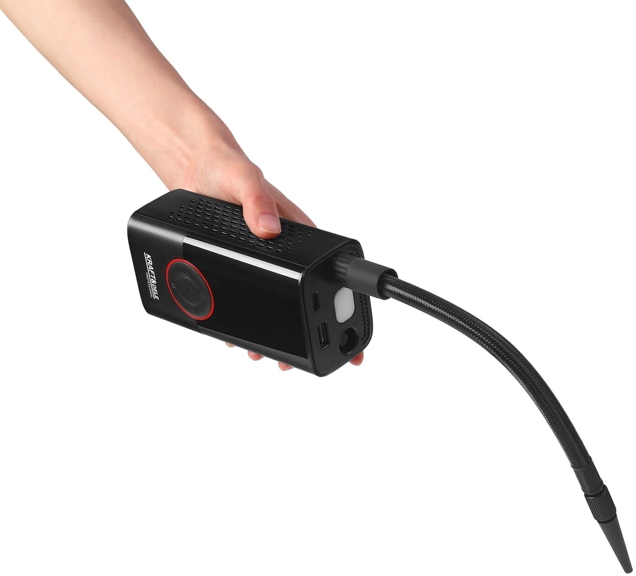 KOMPRESOR AKUMULATOROWY + LATARKA 85W 4000mAh KD5499