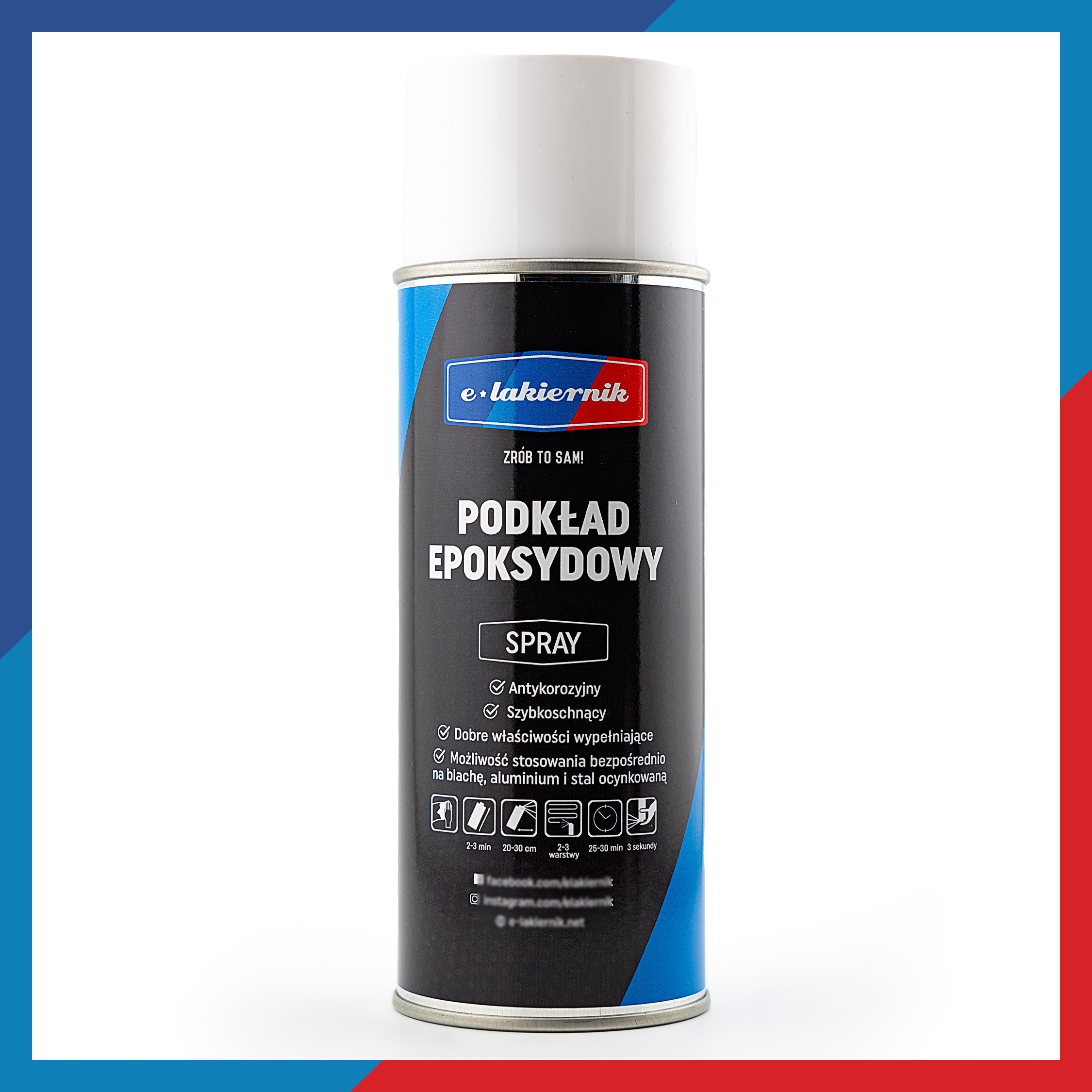 Podkład Epoksydowy Antykorozyjny Spray Epoxy 400ml e-lakiernik