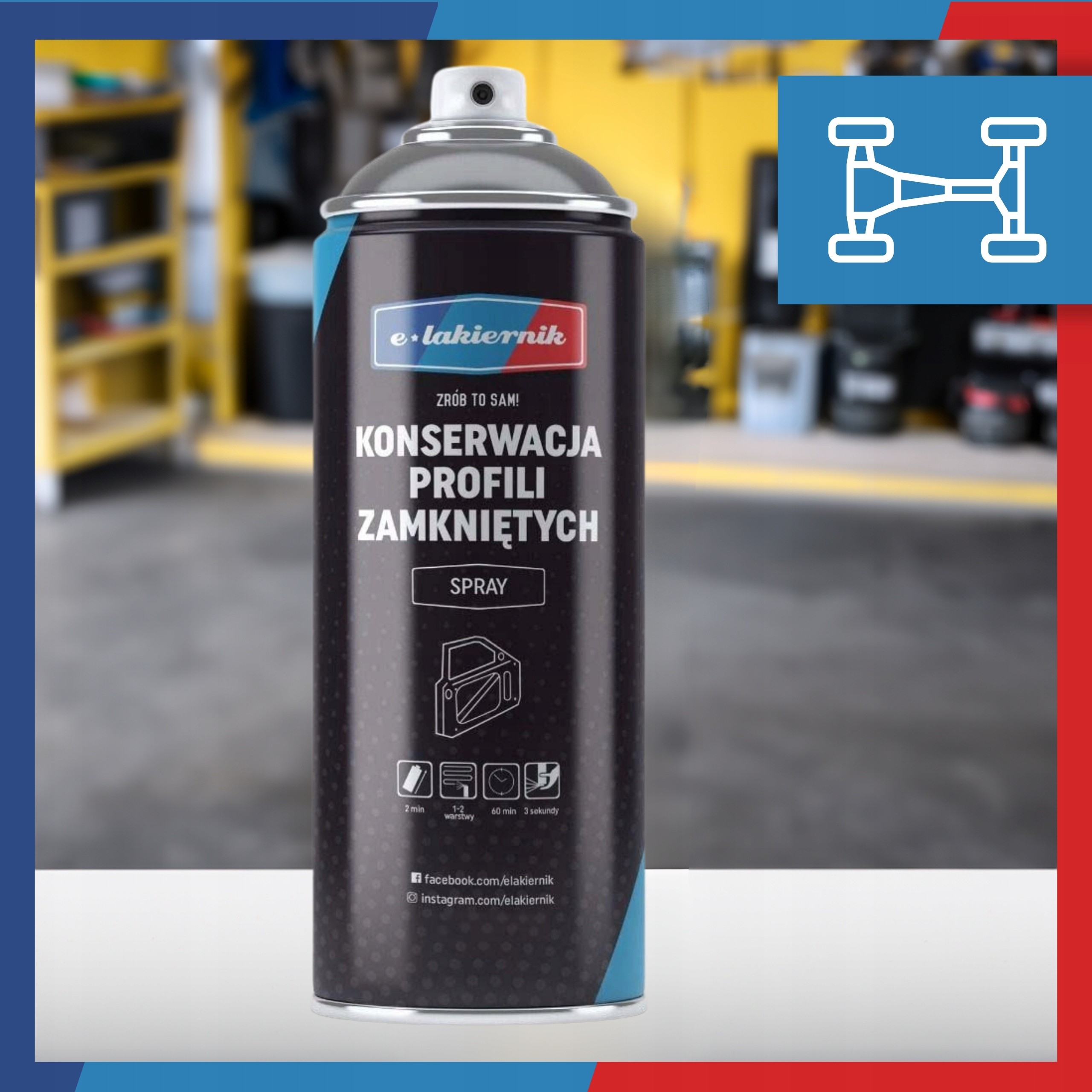 Środek do Konserwacji Profili Zamkniętych Antykorozja Ochrona Jakość 500ml