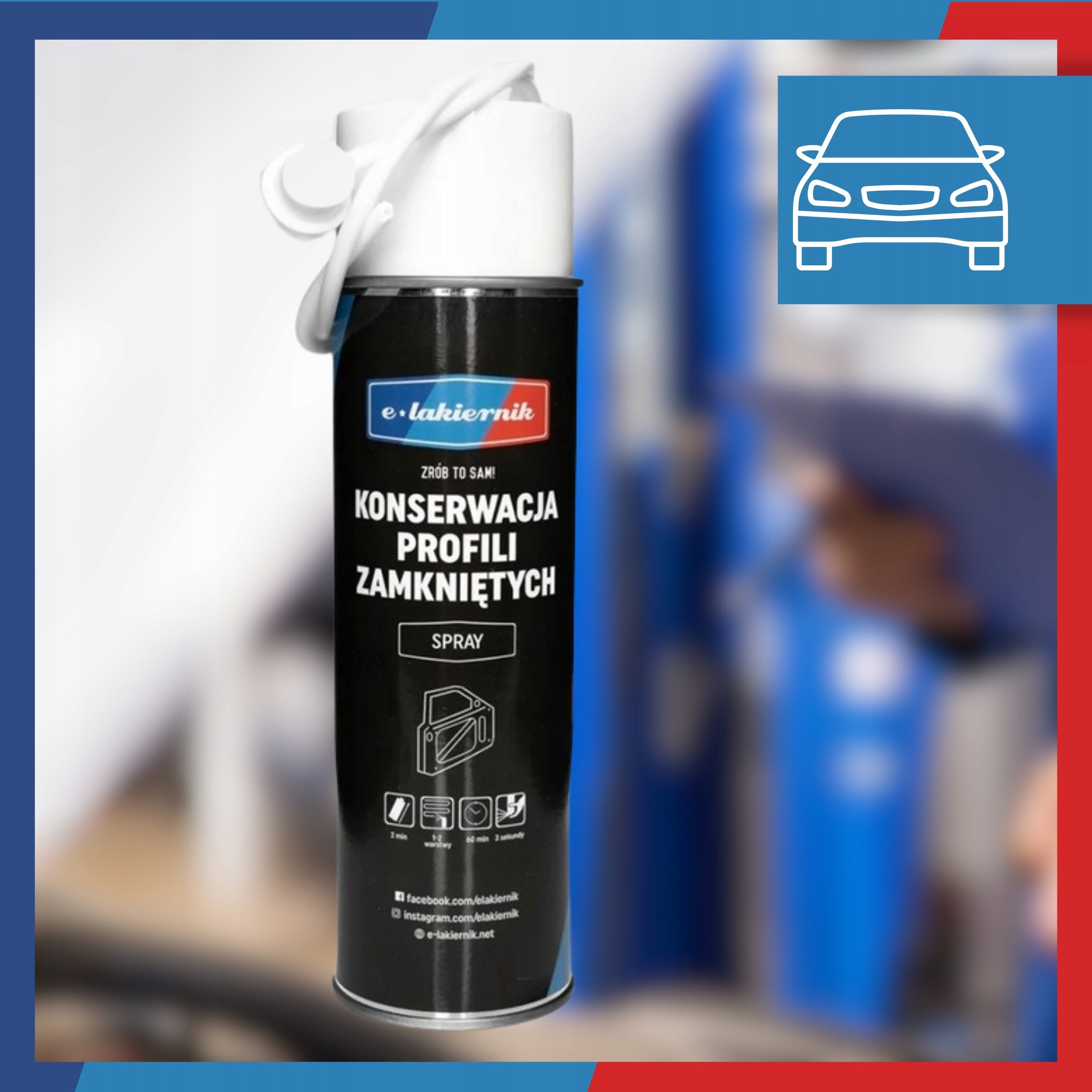 Środek do Konserwacji Profili Zamkniętych Antykorozja Ochrona Jakość 500ml