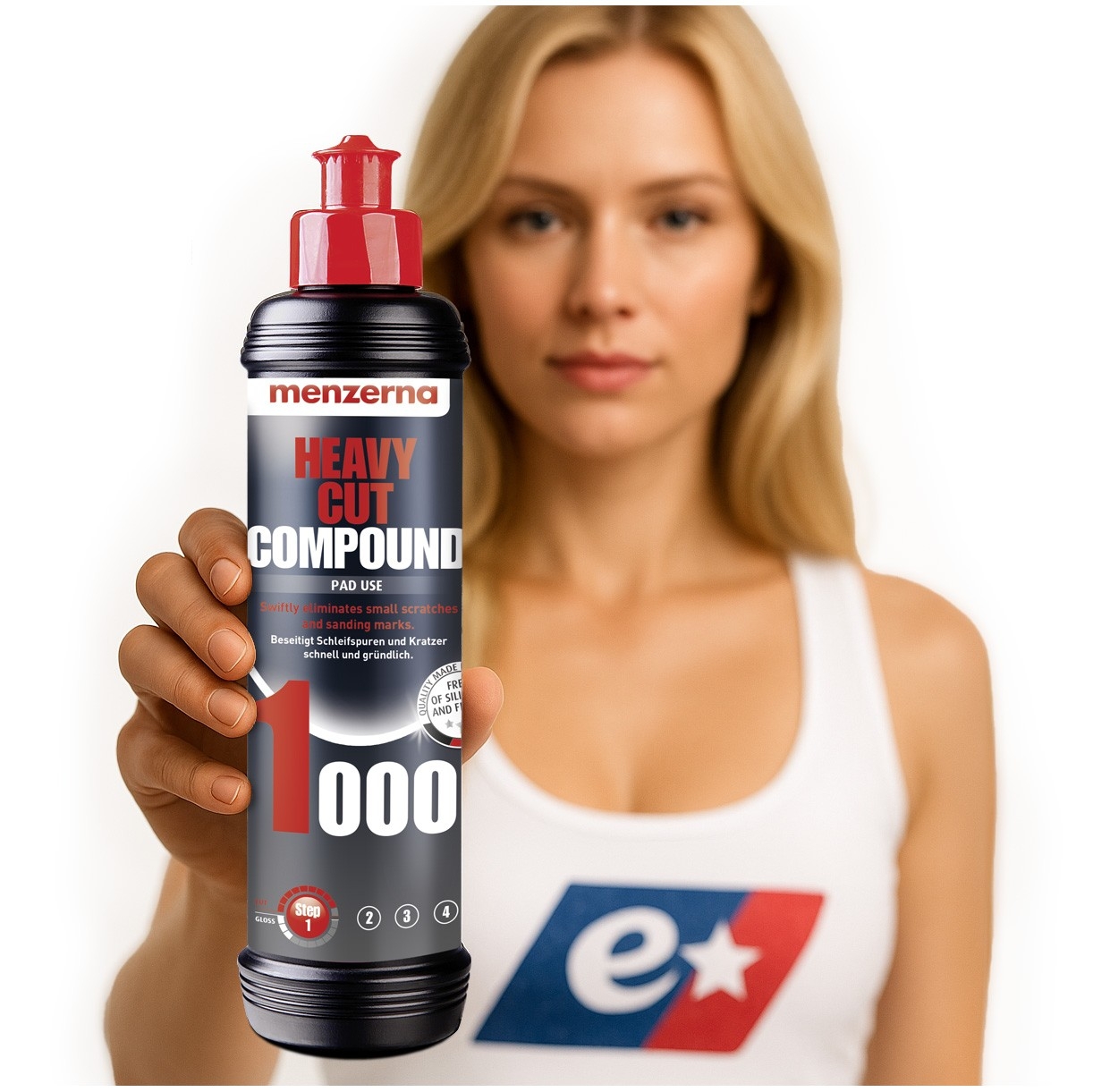 Pasta Polerska Menzerna do Lakieru HCC 1000 Mocno Ścierna Agresywna 250ml