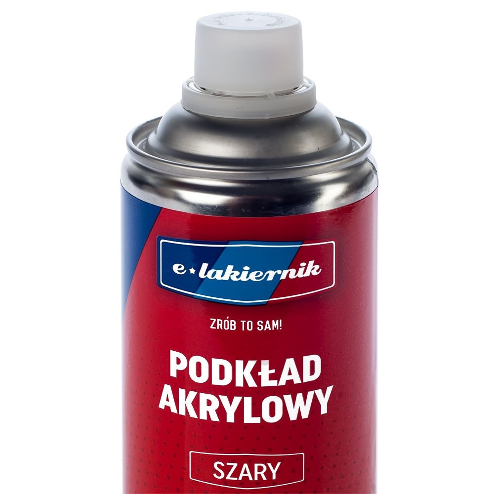 Podkład Akrylowy Szary Spray Szybkoschnący 400ml e-lakiernik
