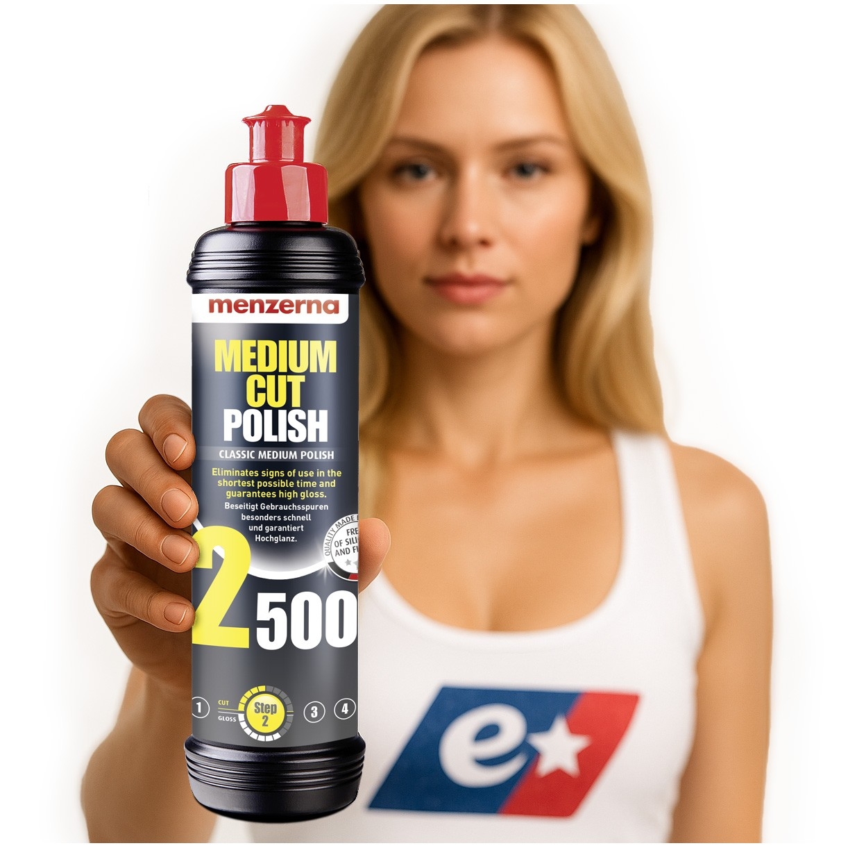 Pasta Polerska Menzerna do Lakieru MCP 2500 Medium Cut Polish 250ml