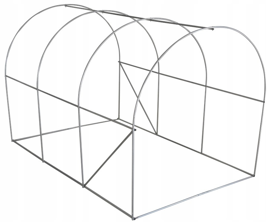 TUNEL OGRODOWY FOLIOWY 3x2x2m BIAŁY,