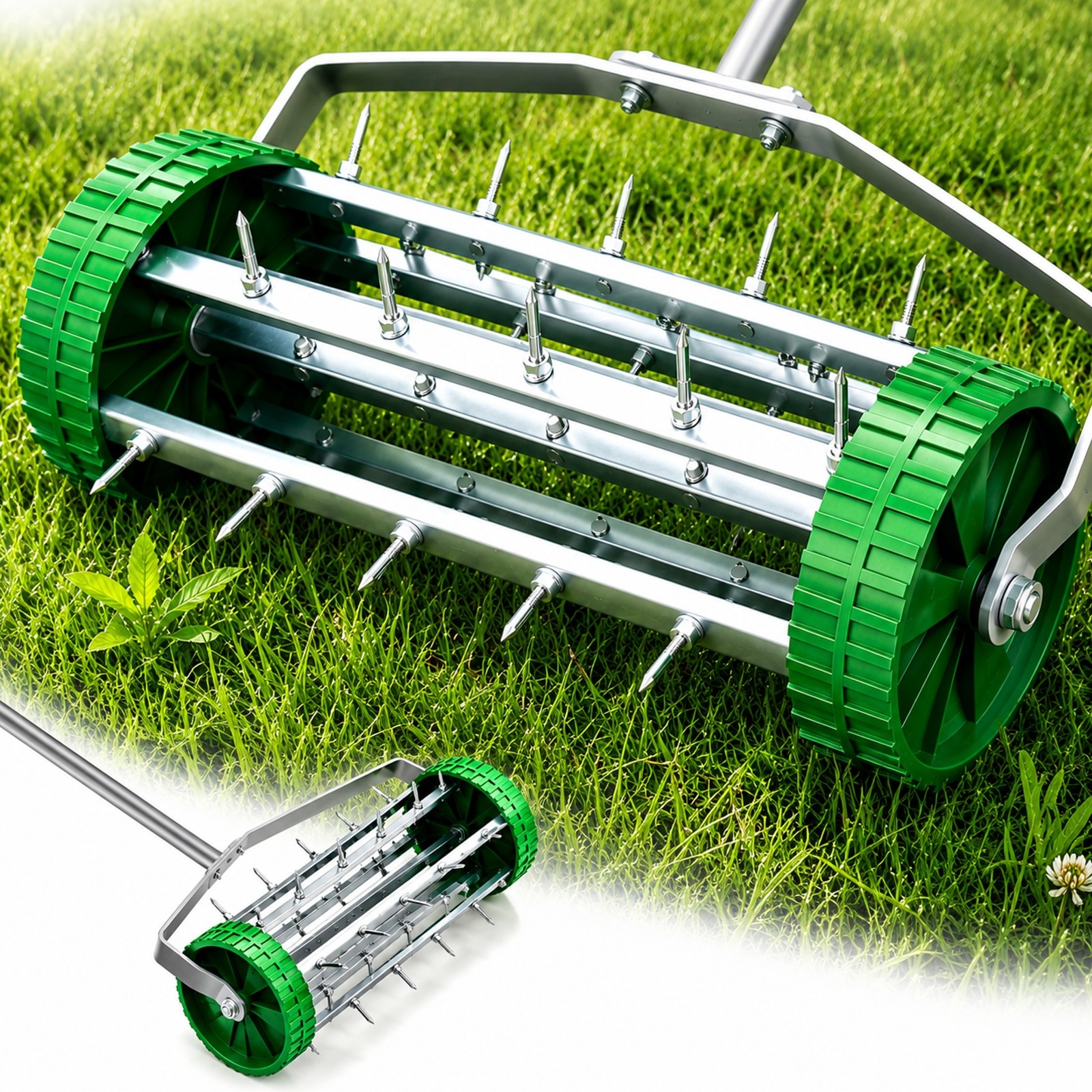Aerator Ogrodowy do Napowietrzania Trawnika 42 cm
