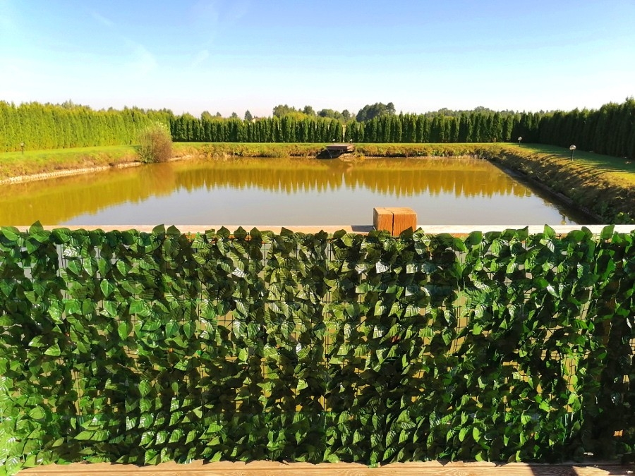 Sztuczny Bluszcz Mata Osłonowa Balkon Taras 150x250 cm UV