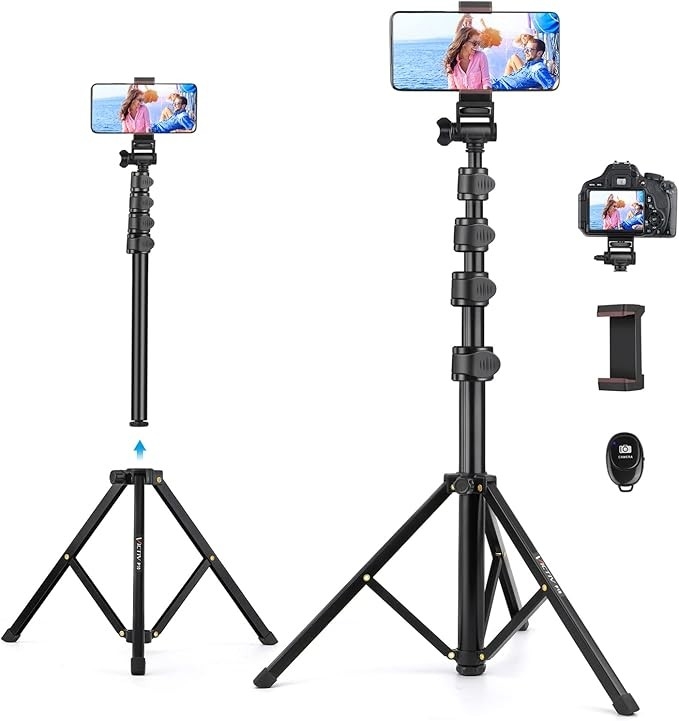 Statyw do smartfona aluminiowy 2 w 1, selfiestick , Victiv P10