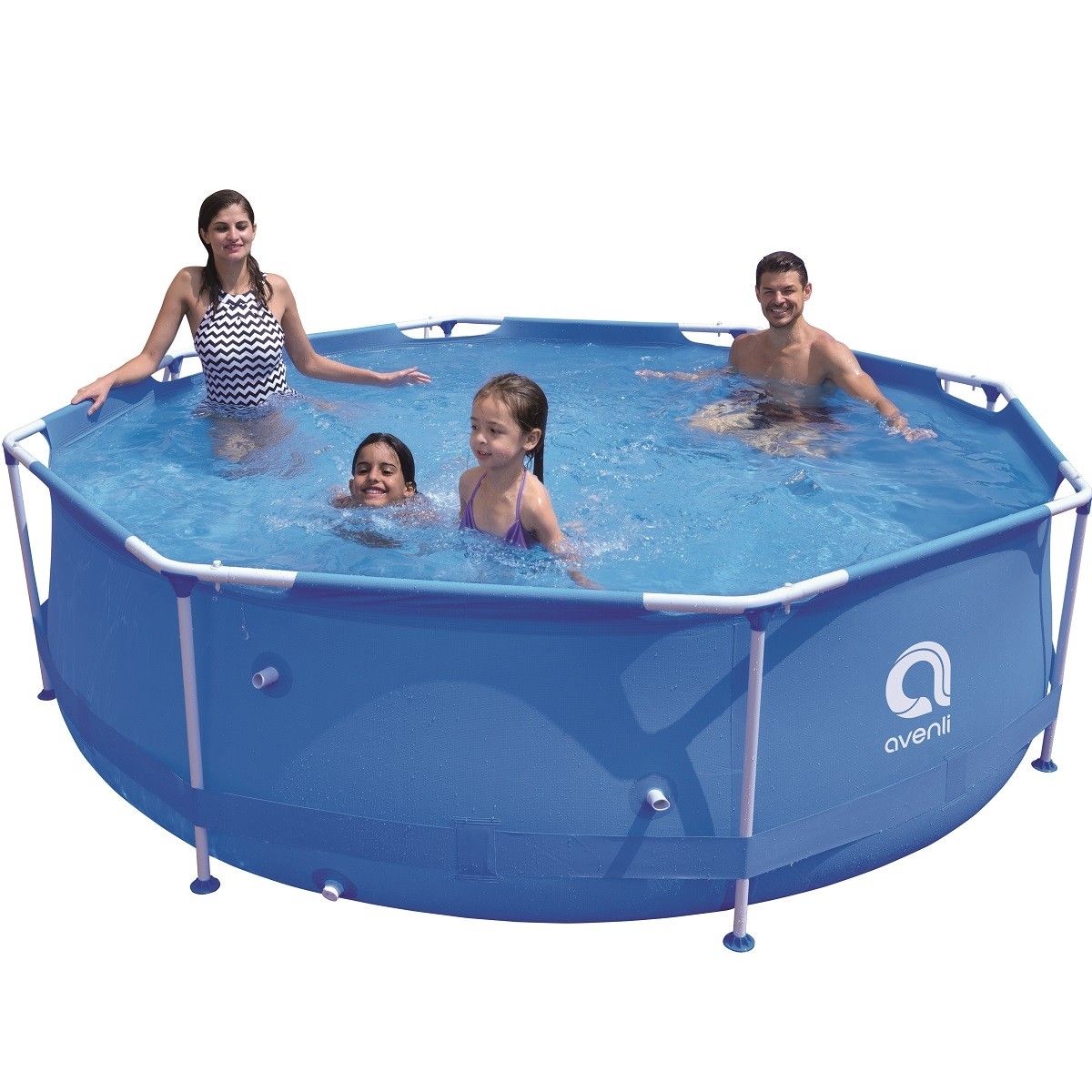 Basen Ogrodowy Sirocco Blue 300x76 cm Stelażowy Pompa Filtr