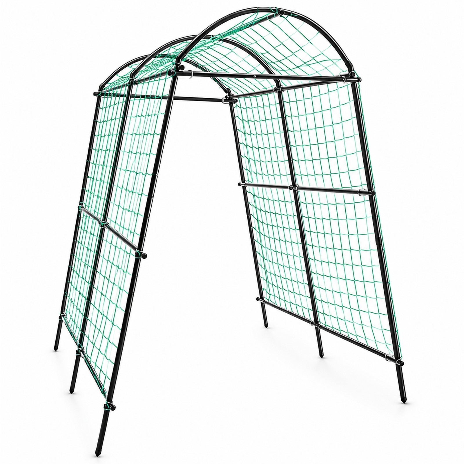 Pergola Ogrodowa 230 cm Stelaż Pod Róże Pnącza Metalowa