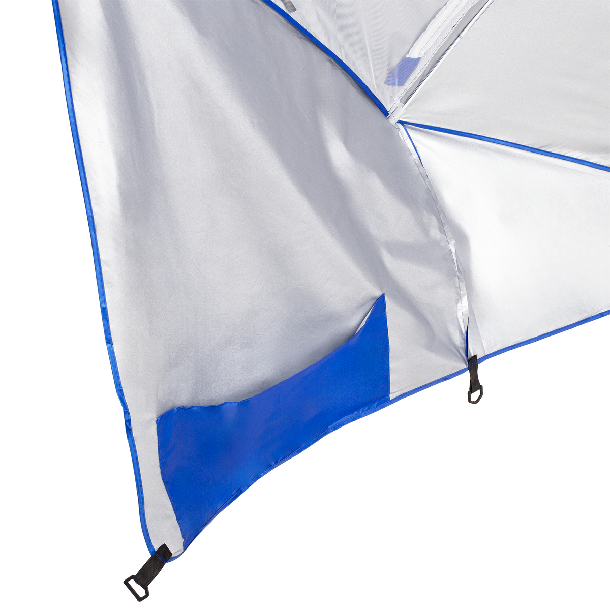 Duży parasol plażowy i ogrodowy 3w1 - składany parawan