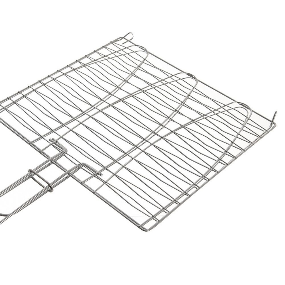 Ruszt do grillowania ryby metalowy 28x55,5 cm