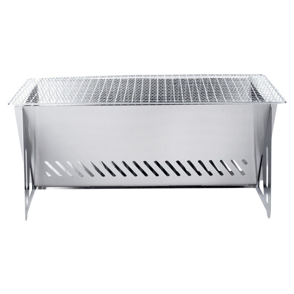 Grill węglowy stalowy składany 40x24x17 cm