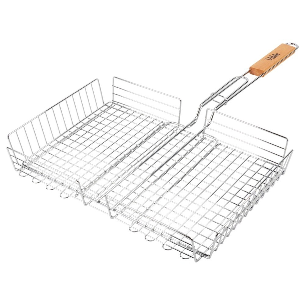Ruszt do grillowania metalowy 41,5x28 cm