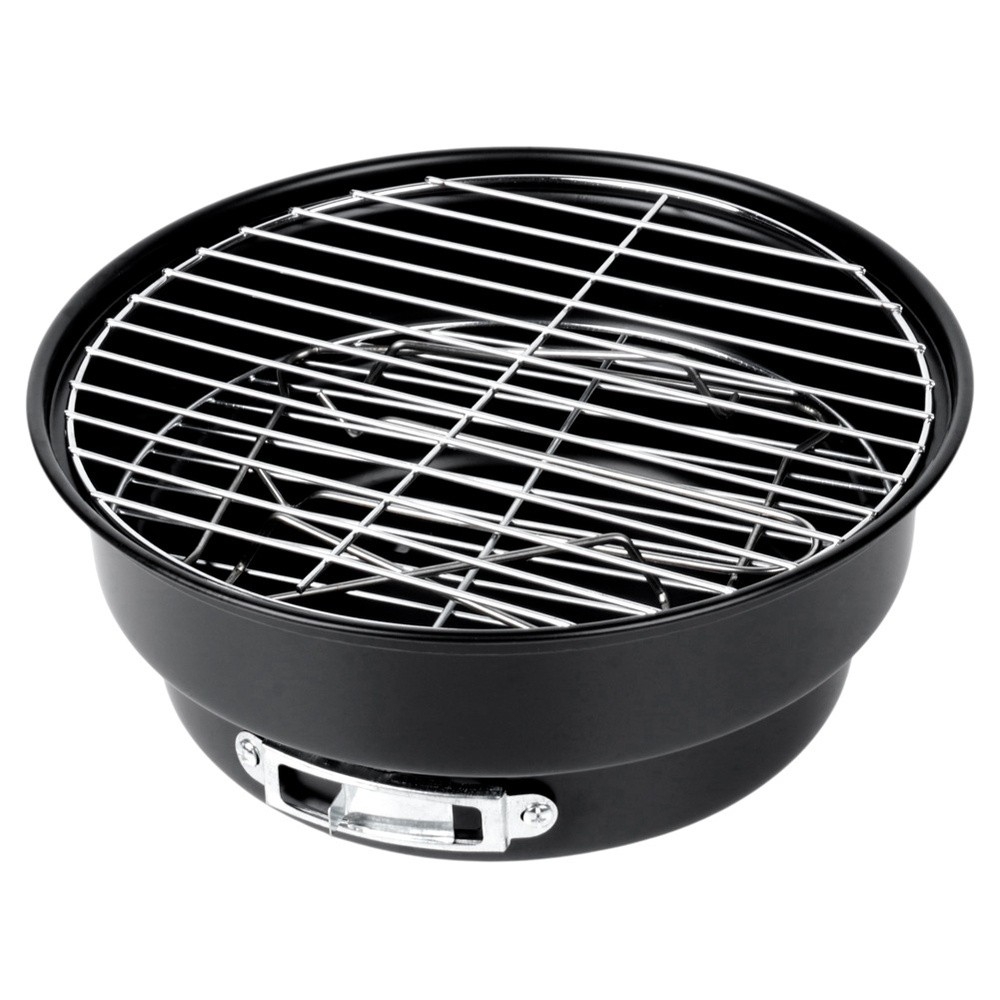 Grill węglowy stalowy składany przenośny 28x26x22 cm