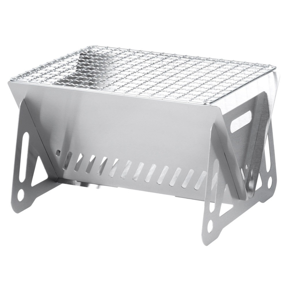 Grill węglowy stalowy składany 21x16,5x12,5 cm
