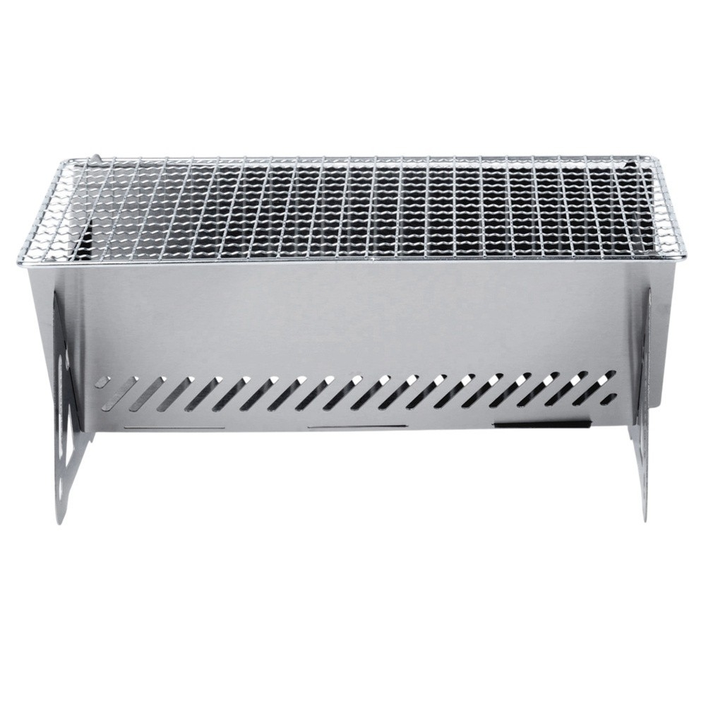 Grill węglowy stalowy składany 28x18x12 cm