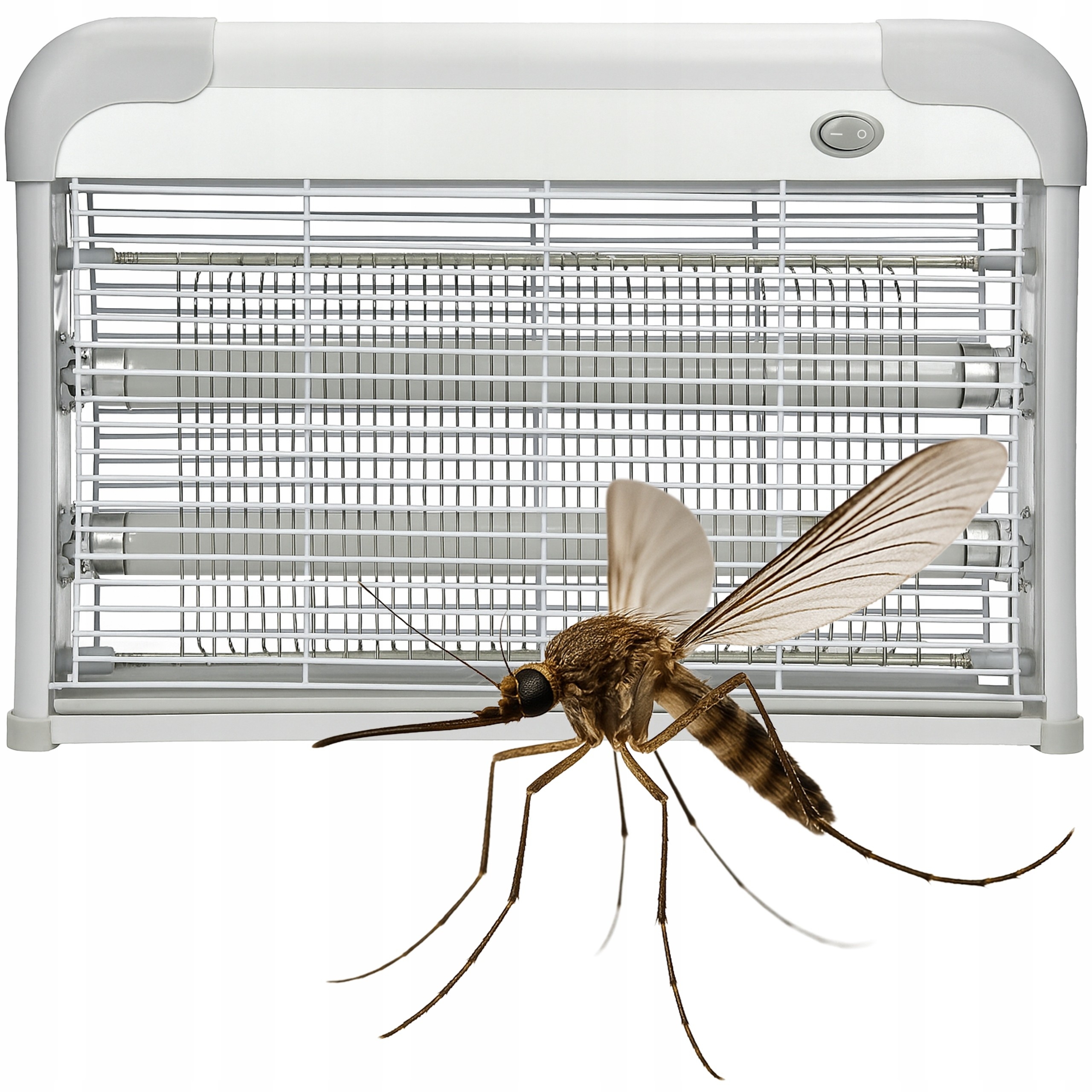 Lampa Owadobójcza Na Komary Muchy Owady UV 30W Pułapka Elektryczna Wisząca