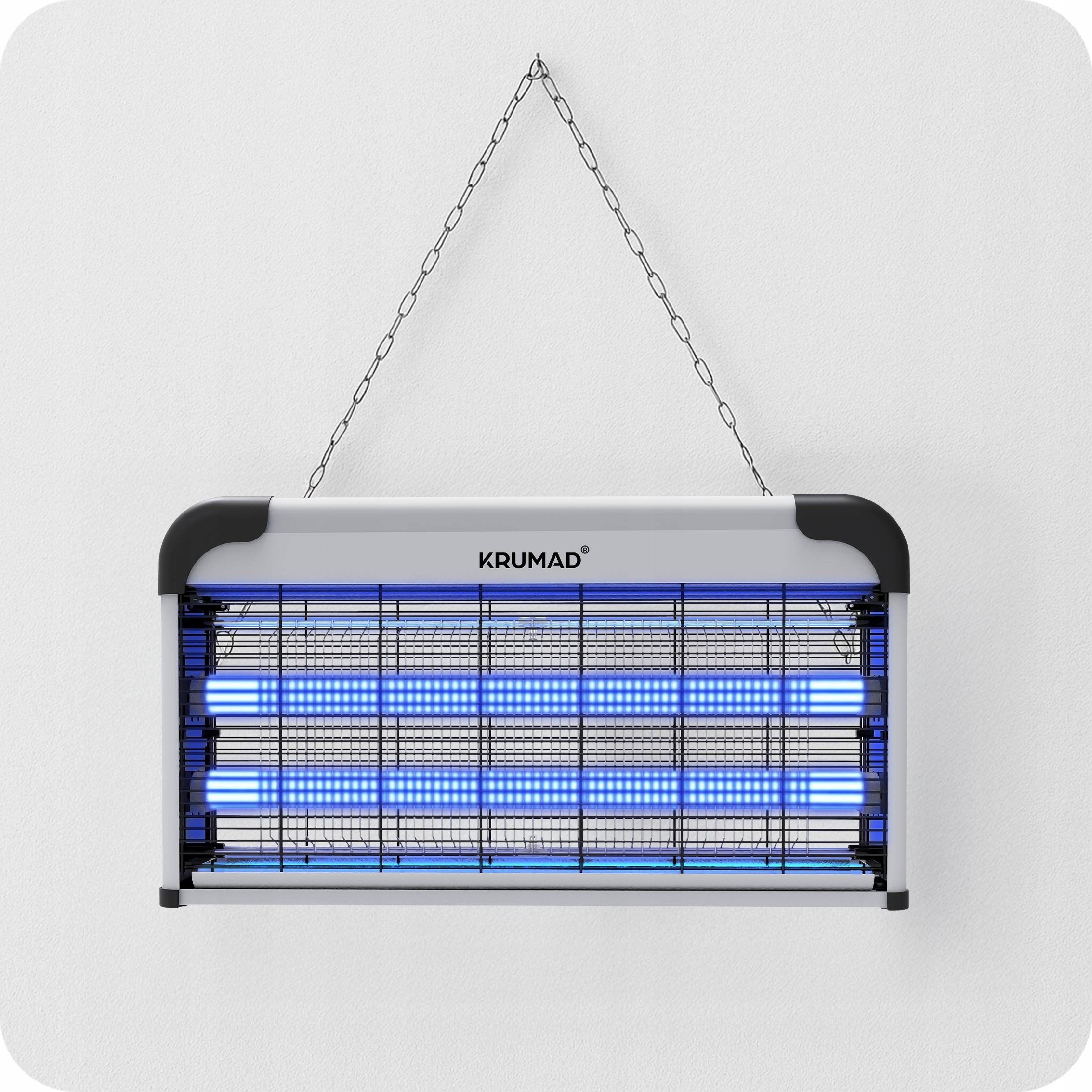 Lampa Owadobójcza Na Komary Muchy Owady UV 30W Pułapka Elektryczna Wisząca
