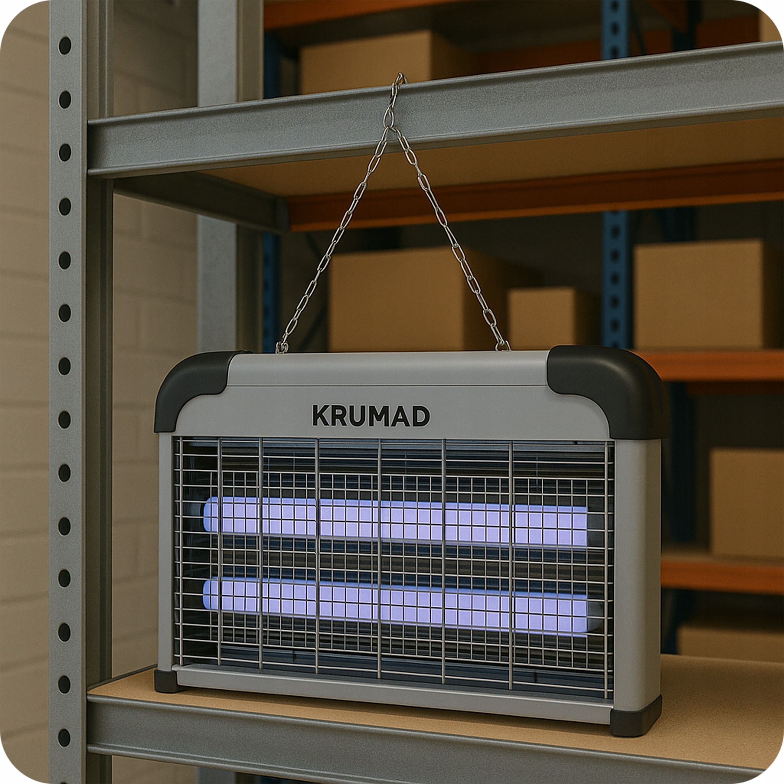 Lampa Owadobójcza Na Komary Muchy Owady UV 30W Pułapka Elektryczna Wisząca